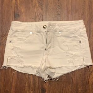 AEO White Shorts